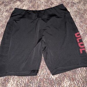 Bebe Sport Black Shorts with Red Trim